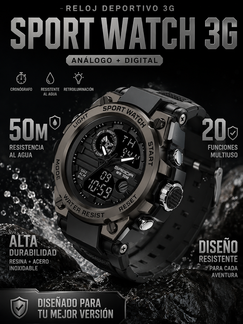 RELOJ DEPORTIVO 3G
